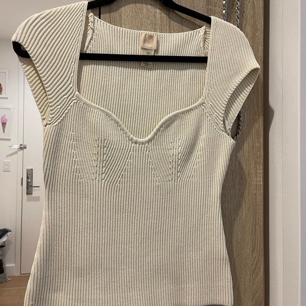 H&M ribbed shirt